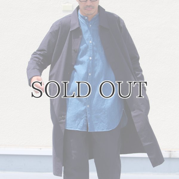 画像11: 馬布ヴィンテージフィニッシュ ルーズFIT ステンカラーコート【MADE IN JAPAN】『日本製』【送料無料】 / Upscape Audience (11)