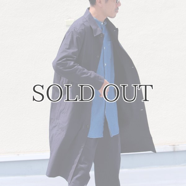 画像13: 馬布ヴィンテージフィニッシュ ルーズFIT ステンカラーコート【MADE IN JAPAN】『日本製』【送料無料】 / Upscape Audience (13)