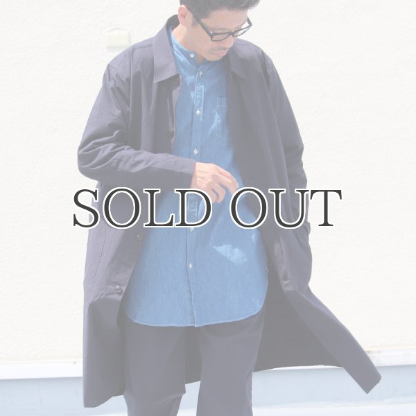 画像12: 馬布ヴィンテージフィニッシュ ルーズFIT ステンカラーコート【MADE IN JAPAN】『日本製』【送料無料】 / Upscape Audience (12)