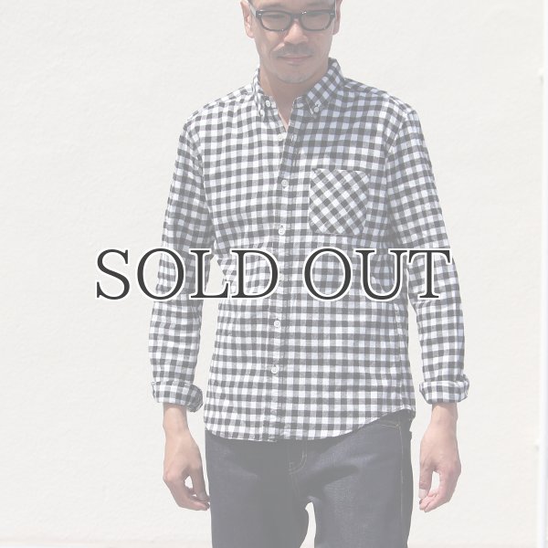 画像10: 【価格改定/RE PRICE】フランネルチェックチビ衿ボタンダウン長袖_Shirts【MADE IN JAPAN】『日本製』/ Upscape Audience (10)