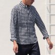 画像5: フランネルチェックチビ衿ボタンダウン長袖_Shirts【MADE IN JAPAN】『日本製』/ Upscape Audience (5)