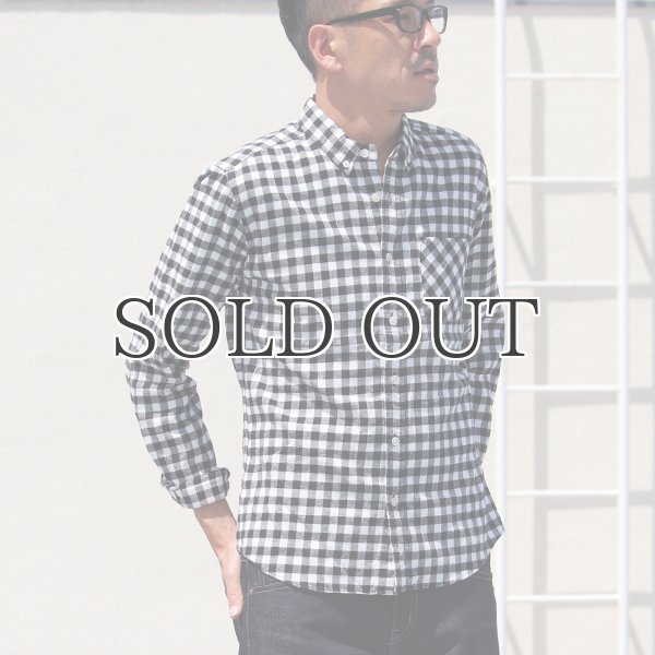 画像6: 【価格改定/RE PRICE】フランネルチェックチビ衿ボタンダウン長袖_Shirts【MADE IN JAPAN】『日本製』/ Upscape Audience (6)