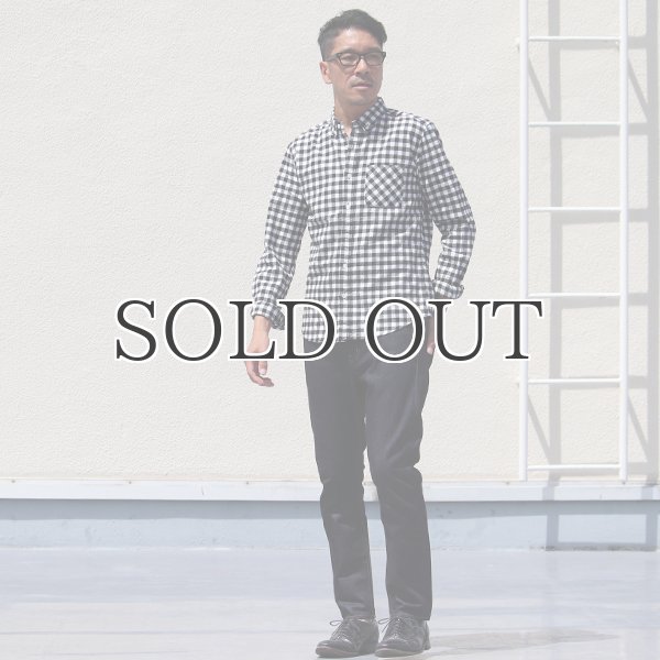 画像11: 【価格改定/RE PRICE】フランネルチェックチビ衿ボタンダウン長袖_Shirts【MADE IN JAPAN】『日本製』/ Upscape Audience (11)