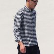 画像8: 【価格改定/RE PRICE】フランネルチェックチビ衿ボタンダウン長袖_Shirts【MADE IN JAPAN】『日本製』/ Upscape Audience (8)