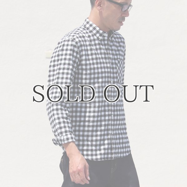 画像8: 【価格改定/RE PRICE】フランネルチェックチビ衿ボタンダウン長袖_Shirts【MADE IN JAPAN】『日本製』/ Upscape Audience (8)