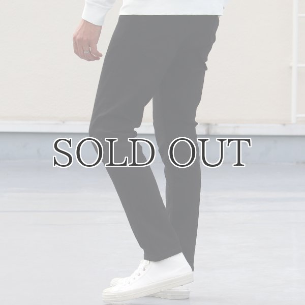 画像11: 黒×黒ストレッチデニム アンクルパンツ / Audience (11)