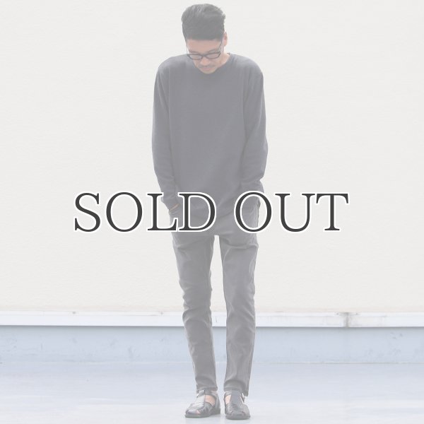 画像12: 黒×黒ストレッチデニム アンクルパンツ / Audience (12)