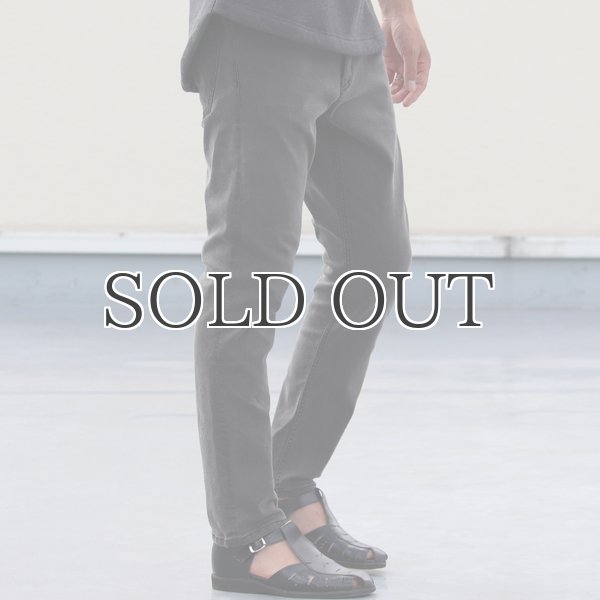 画像8: 黒×黒ストレッチデニム アンクルパンツ / Audience (8)