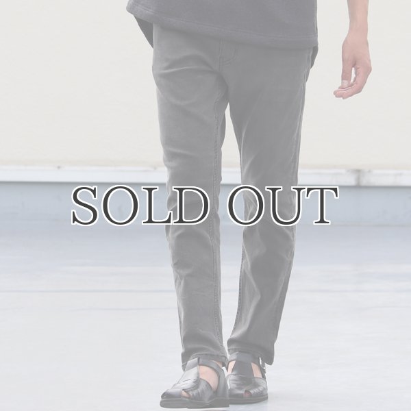 画像5: 黒×黒ストレッチデニム アンクルパンツ / Audience (5)