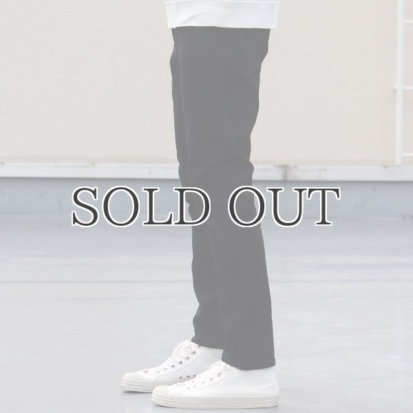 画像8: 黒×黒ストレッチデニム アンクルパンツ / Audience (8)