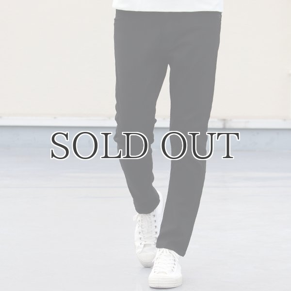 画像5: 黒×黒ストレッチデニム アンクルパンツ / Audience (5)