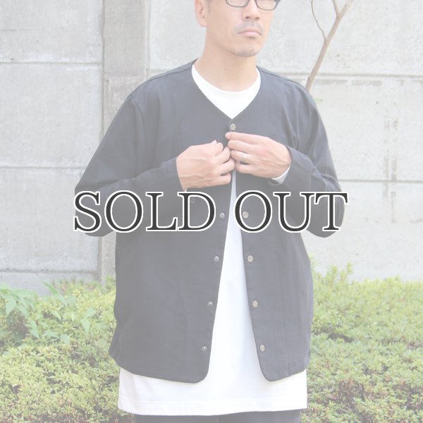 画像4: VORTEX(MVS天竺)ノーカラースナップジャケット【MADE IN JAPAN】『日本製』 / Upscape Audience (4)