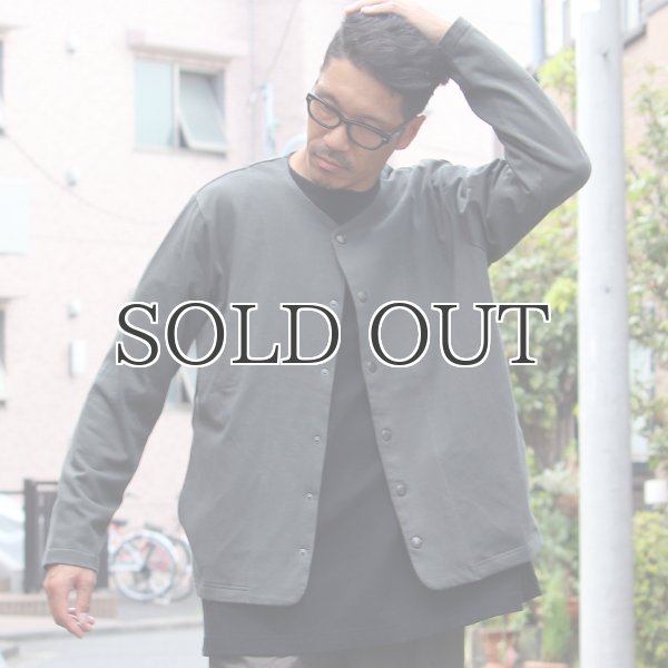 画像3: VORTEX(MVS天竺)ノーカラースナップジャケット【MADE IN JAPAN】『日本製』 / Upscape Audience (3)