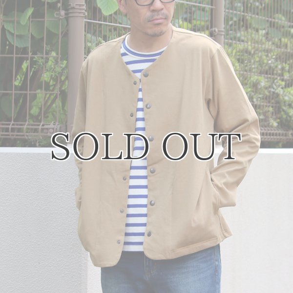 画像5: VORTEX(MVS天竺)ノーカラースナップジャケット【MADE IN JAPAN】『日本製』 / Upscape Audience (5)