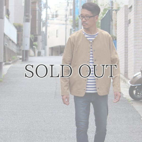 画像8: VORTEX(MVS天竺)ノーカラースナップジャケット【MADE IN JAPAN】『日本製』 / Upscape Audience (8)