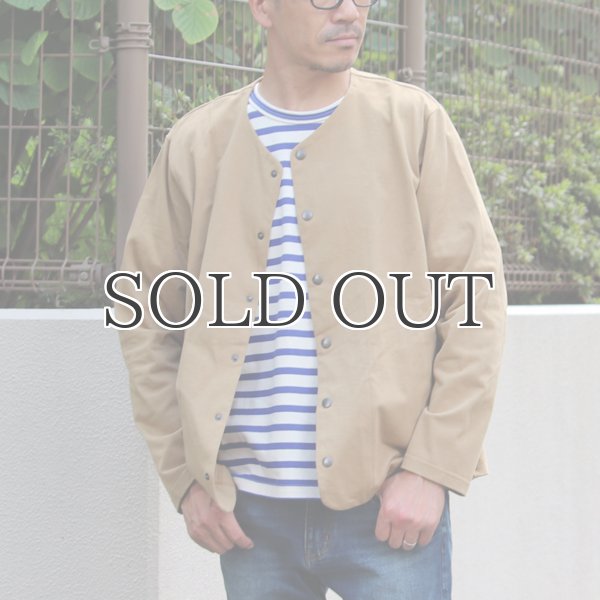 画像2: VORTEX（MVS天竺）ノーカラースナップジャケット【MADE IN JAPAN】『日本製』 / Upscape Audience (2)