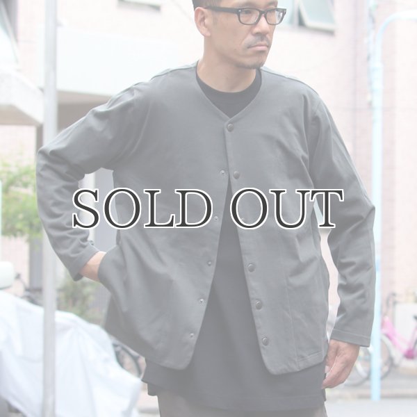 画像3: VORTEX(MVS天竺)ノーカラースナップジャケット【MADE IN JAPAN】『日本製』 / Upscape Audience (3)