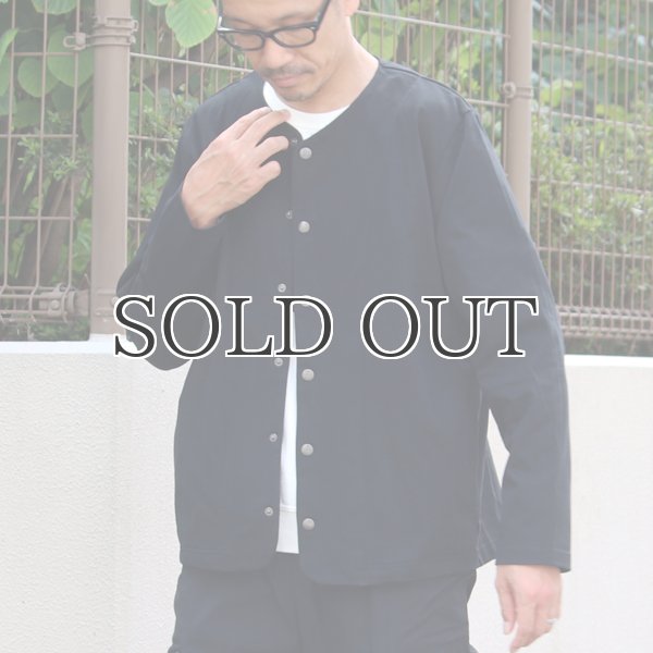 画像6: VORTEX(MVS天竺)ノーカラースナップジャケット【MADE IN JAPAN】『日本製』 / Upscape Audience (6)