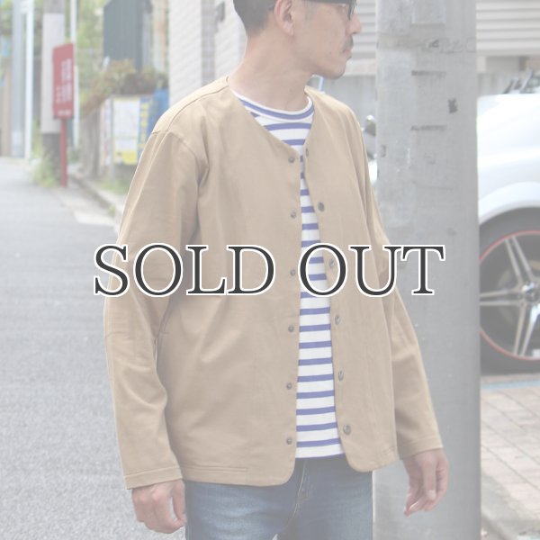 画像6: VORTEX(MVS天竺)ノーカラースナップジャケット【MADE IN JAPAN】『日本製』 / Upscape Audience (6)