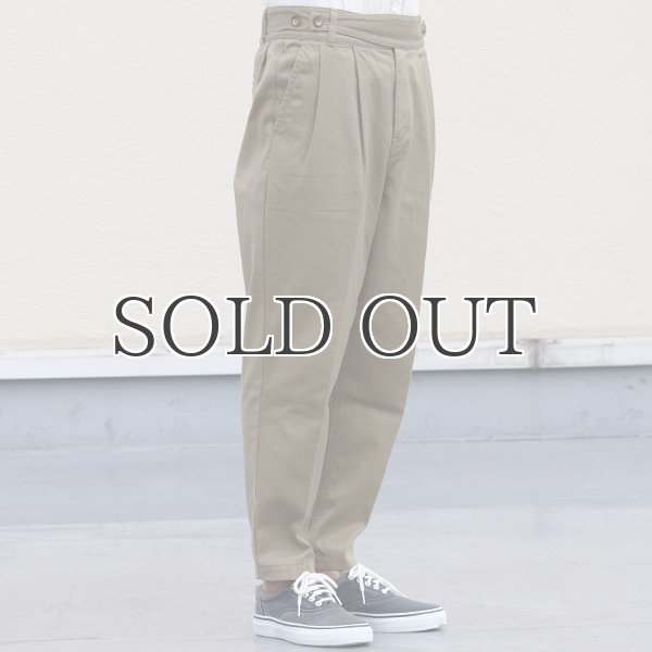 画像17: 30/2ウエポン タックワイド グルカ アンクルパンツ【MADE IN JAPAN】『日本製』【送料無料】  / Upscape Audience (17)