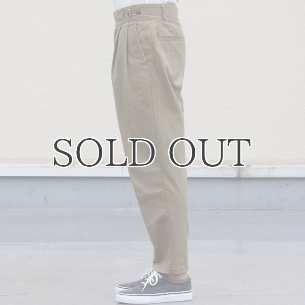 画像15: 30/2ウエポン タックワイド グルカ アンクルパンツ【MADE IN JAPAN】『日本製』【送料無料】  / Upscape Audience (15)