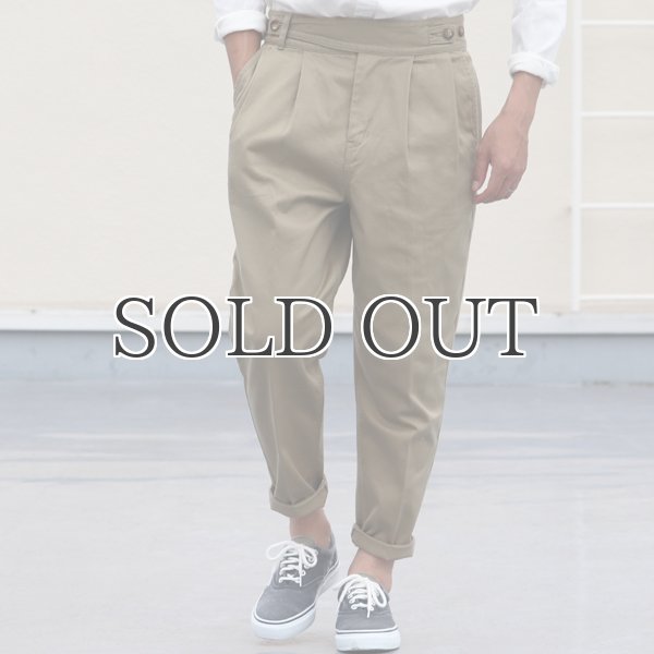 画像7: 30/2ウエポン タックワイド グルカ アンクルパンツ【MADE IN JAPAN】『日本製』【送料無料】  / Upscape Audience (7)