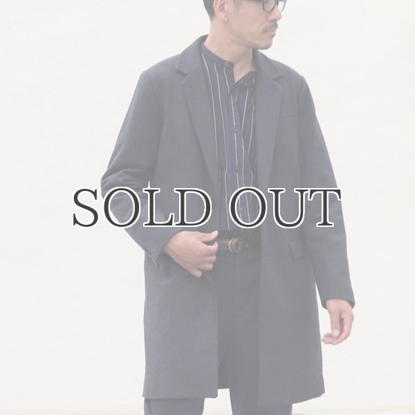 画像6: 610gウールメルトン サーモライト中綿 チェスターコート 【送料無料】 / Audience (6)