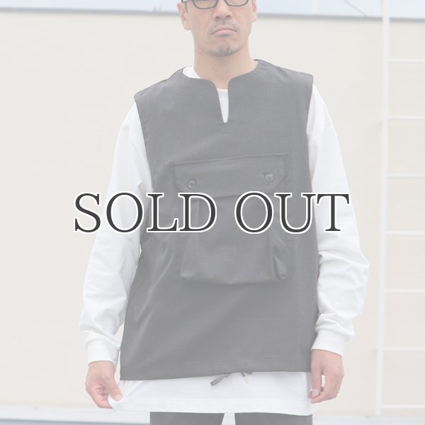 画像9: ギャバジンストレッチ ビッグポケットベスト【MADE IN JAPAN】『日本製』 / Upscape Audience (9)