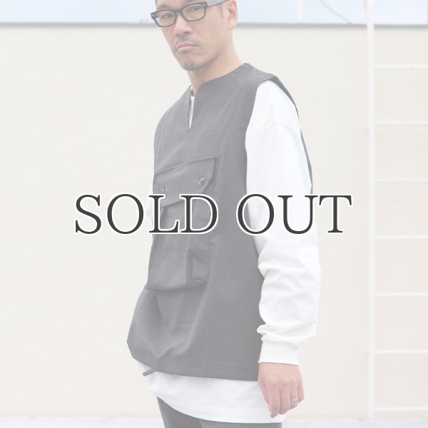 画像10: ギャバジンストレッチ ビッグポケットベスト【MADE IN JAPAN】『日本製』 / Upscape Audience (10)