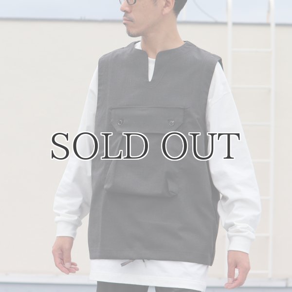 画像8: ギャバジンストレッチ ビッグポケットベスト【MADE IN JAPAN】『日本製』 / Upscape Audience (8)
