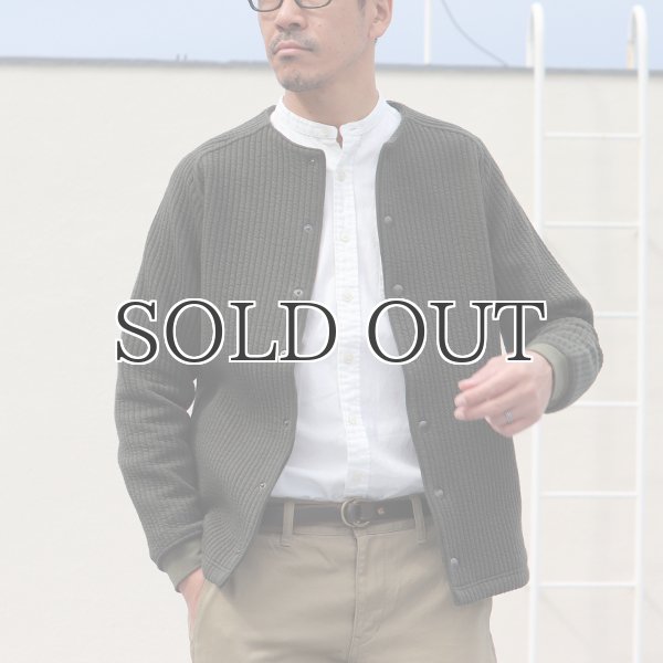 画像8: 「尾州」コットンキルト ノーカラー スナップジャケット【MADE IN JAPAN】『日本製』【送料無料】 / Upscape Audience (8)