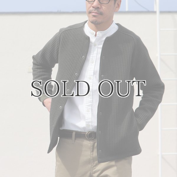 画像9: 「尾州」コットンキルト ノーカラー スナップジャケット【MADE IN JAPAN】『日本製』【送料無料】 / Upscape Audience (9)