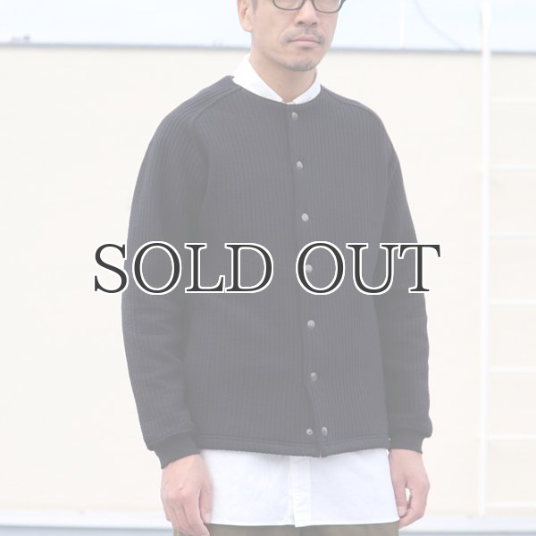 画像13: 「尾州」コットンキルト ノーカラー スナップジャケット【MADE IN JAPAN】『日本製』【送料無料】 / Upscape Audience (13)