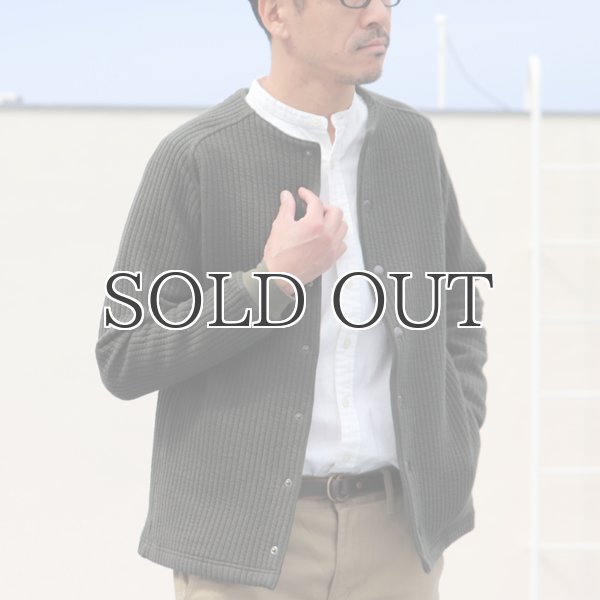 画像10: 「尾州」コットンキルト ノーカラー スナップジャケット【MADE IN JAPAN】『日本製』【送料無料】 / Upscape Audience (10)