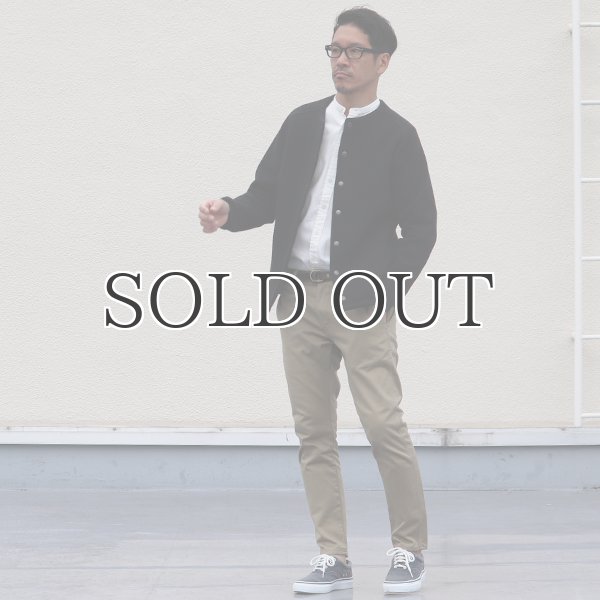 画像15: 「尾州」コットンキルト ノーカラー スナップジャケット【MADE IN JAPAN】『日本製』【送料無料】 / Upscape Audience (15)