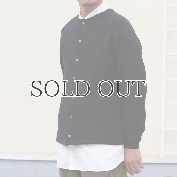 画像5: 「尾州」コットンキルト ノーカラー スナップジャケット【MADE IN JAPAN】『日本製』【送料無料】 / Upscape Audience (5)