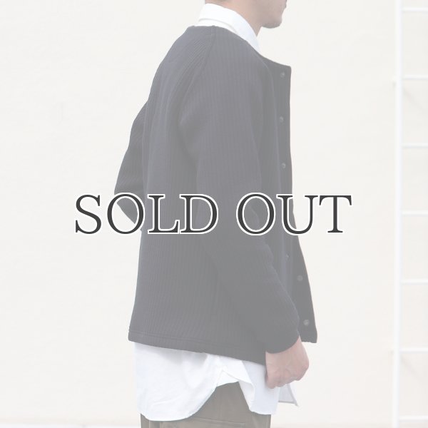 画像10: 「尾州」コットンキルト ノーカラー スナップジャケット【MADE IN JAPAN】『日本製』【送料無料】 / Upscape Audience (10)