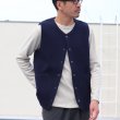 画像12: 「尾州」コットンキルト ノーカラースナップベスト【MADE IN JAPAN】『日本製』 / Upscape Audience (12)