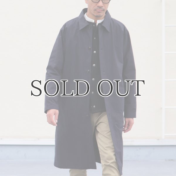 画像7: 馬布ヴィンテージフィニッシュ ルーズFIT ステンカラーコート【MADE IN JAPAN】『日本製』【送料無料】 / Upscape Audience (7)