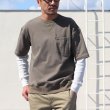 画像14: Basque10オンス（バスク天竺）ガゼットポケS/S×ワッフル9/Sレイヤー Tee【MADE IN JAPAN】『日本製』/ Upscape Audience (14)