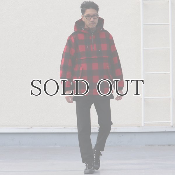 画像14: チェック柄 メルトン サーモライトアノラックパーカー / Audience (14)