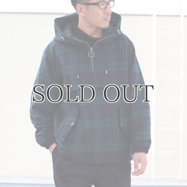 画像8: チェック柄 メルトン サーモライトアノラックパーカー / Audience (8)