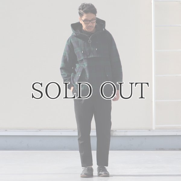 画像12: チェック柄 メルトン サーモライトアノラックパーカー / Audience (12)