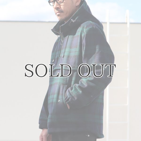 画像8: チェック柄 メルトン サーモライトアノラックパーカー / Audience (8)