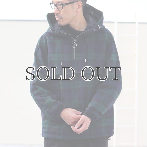 画像6: チェック柄 メルトン サーモライトアノラックパーカー / Audience (6)