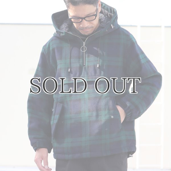 画像6: チェック柄 メルトン サーモライトアノラックパーカー / Audience (6)