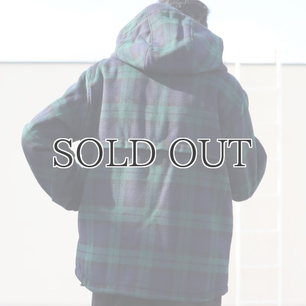 画像9: チェック柄 メルトン サーモライトアノラックパーカー / Audience (9)