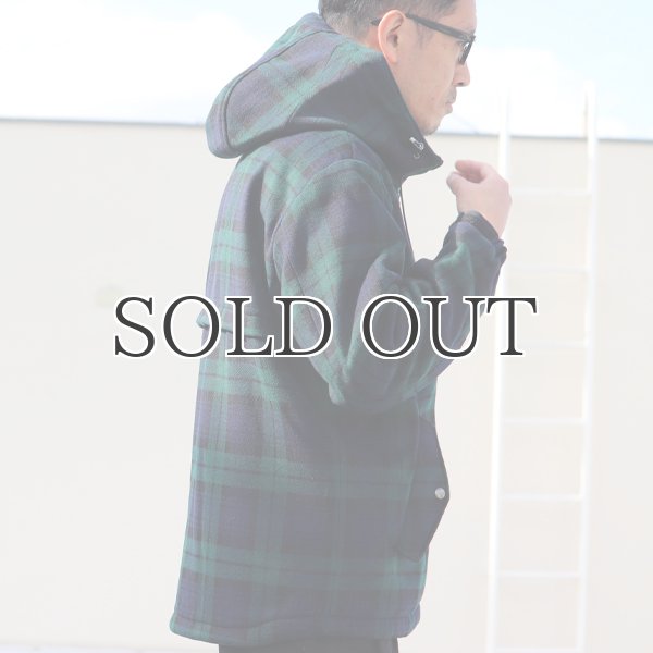 画像10: チェック柄 メルトン サーモライトアノラックパーカー / Audience (10)