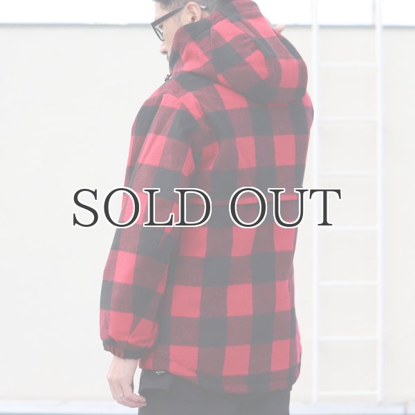 画像9: チェック柄 メルトン サーモライトアノラックパーカー / Audience (9)