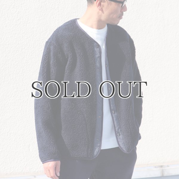 画像4: 【Lanificio Becagli（ベッカリー）】トスカーナボア スナップジャケット【MADE IN JAPAN】『日本製』/ Upscape Audience (4)